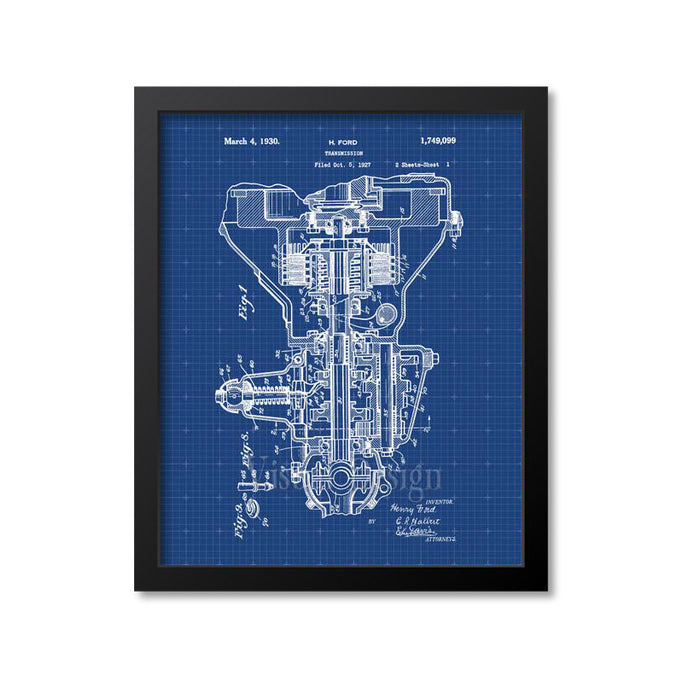 Ford Transmission Patent Print