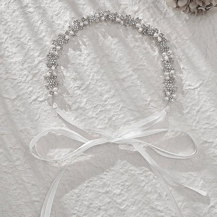 Wedding Hair Accessories - Pearl and Crystal Bridal Headband