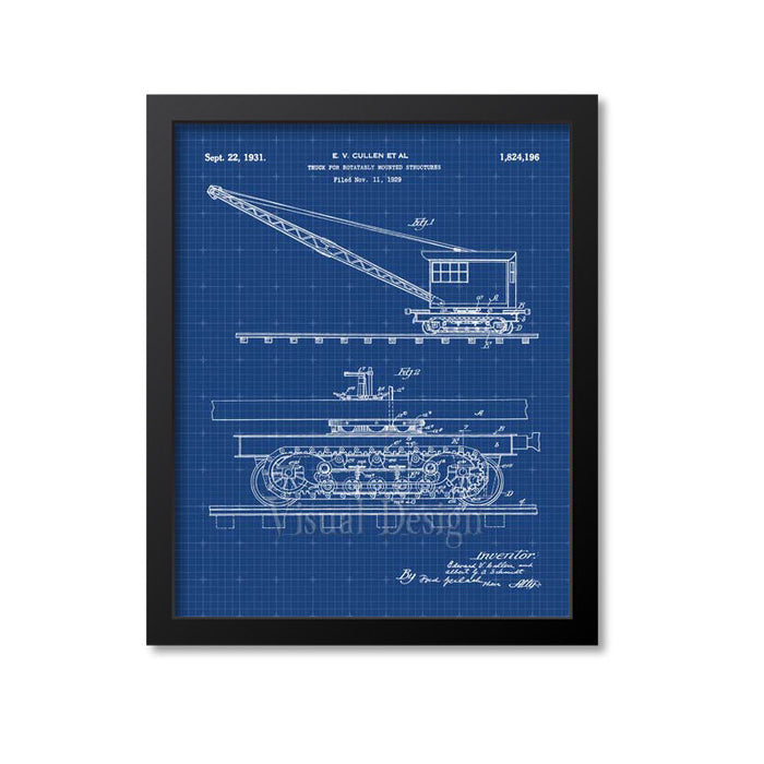 Truck For Rotatably Mounted Structures Patent Print