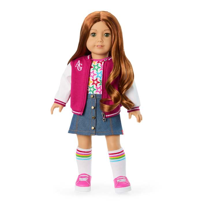 Truly Me™ 18-inch Doll #103 with wavy red hair