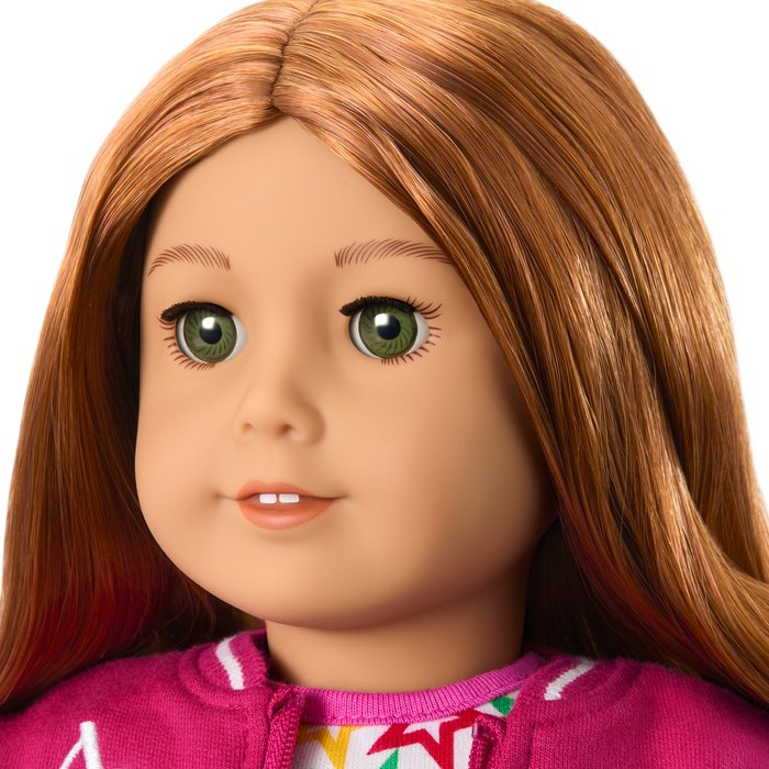 Truly Me™ 18-inch Doll #103 with wavy red hair