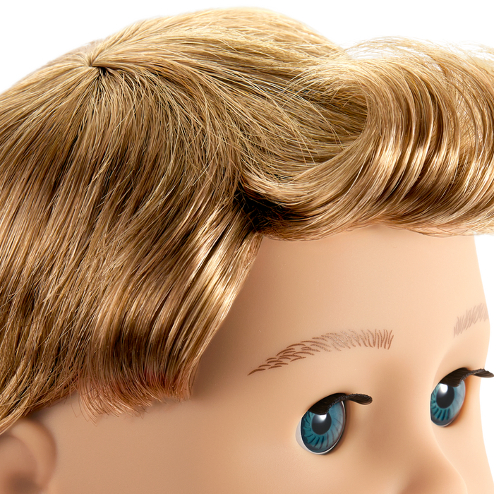 Truly Me™ 18-inch Doll #104 with straight caramel hair