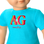 Truly Me™ 18-inch Doll #104 with straight caramel hair