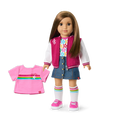 Truly Me™ 18-inch Doll #107 with straight brown hair