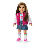 Truly Me™ 18-inch Doll #107 with straight brown hair