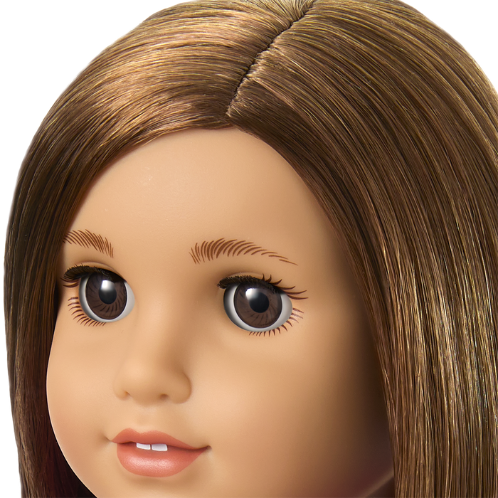 Truly Me™ 18-inch Doll #107 with straight brown hair