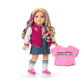 Truly Me™ 18-inch Doll #110 with wavy blonde hair