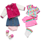Truly Me™ 18-inch Doll #115, Puppy, Mini Backpack & Accessories AG™ Star Squad Bundle