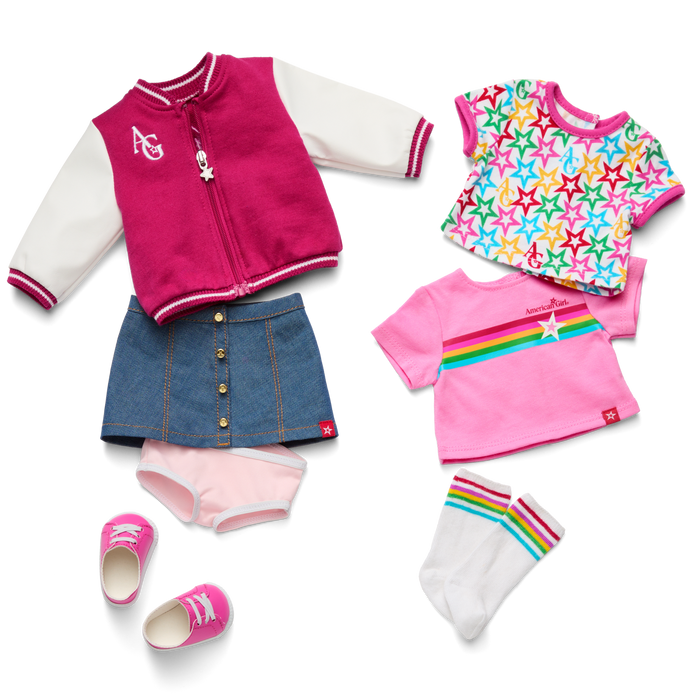 Truly Me™ 18-inch Doll #115, Puppy, Mini Backpack & Accessories AG™ Star Squad Bundle