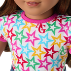 Truly Me™ 18-inch Doll #117 with wavy dark-brown hair