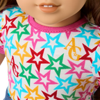 Truly Me™ 18-inch Doll #118 with curly caramel hair