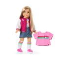 Truly Me™ 18-inch Doll #131 with straight blonde hair