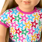 Truly Me™ 18-inch Doll #131 with straight blonde hair