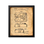Turntable Record Player Patent Print