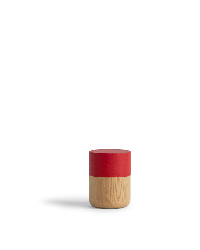"Tutu" Soji Tall Red Canisters