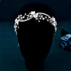 Wedding Hair Accessories - Silver Crystal Bridal Headband