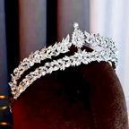 Wedding Hair Accessories - Silver Crystal BridalTiara