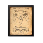 Nintendo 64 Patent Print