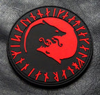 Viking Odin No Mercy Wolf Patch (PVC)