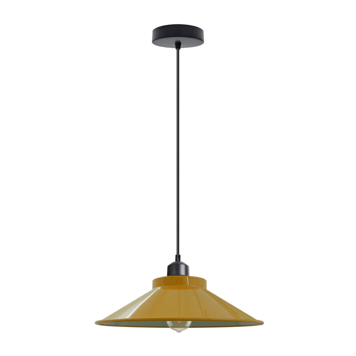 Vintage Industrial Metal Cone Pendant Light E27 Adjustable 32cm~5410