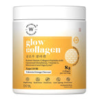 WELLBEING NUTRITION Glow Korean Marine Collagen Peptides-Valencia Orange flavor-250g