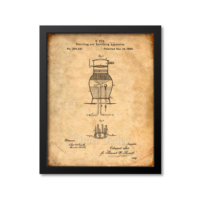 Whiskey Patent Print