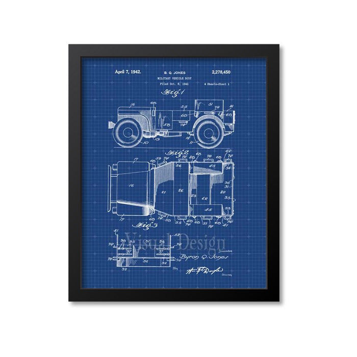 Willys Jeep Patent Print