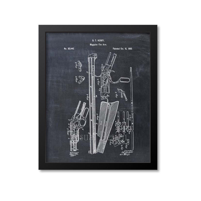 Winchester Repeating Rifle Patent Print
