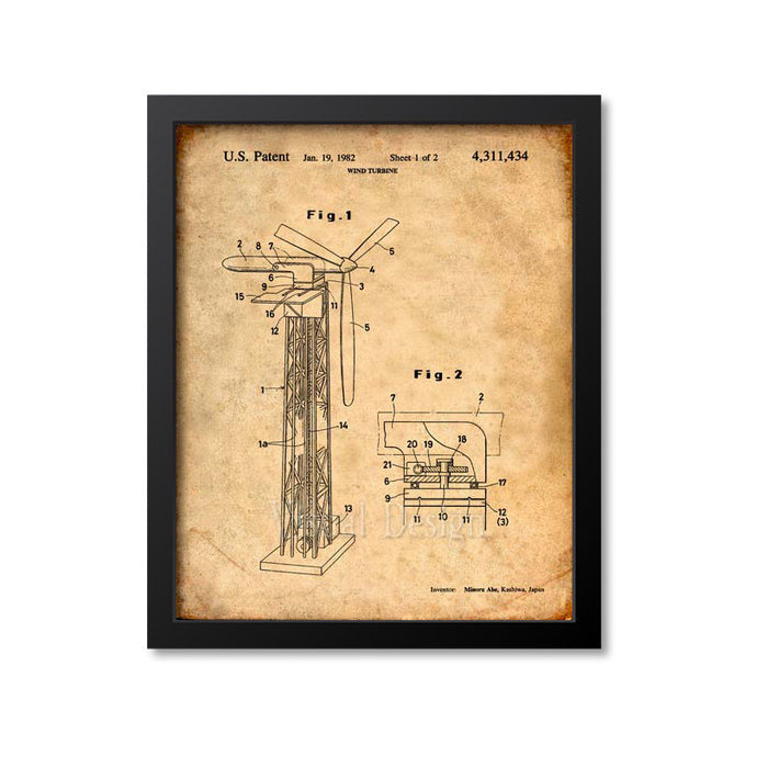 Wind Energy Patent Print