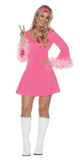 Women's Pink Vibes Costume - USA Party Store