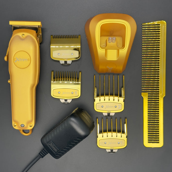 XTRIM CORDLESS CLIPPER - GOLD & BLACK - Palms Fashion Inc.
