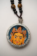 Zambala Ghau Thangka Locket - Wealth Deity