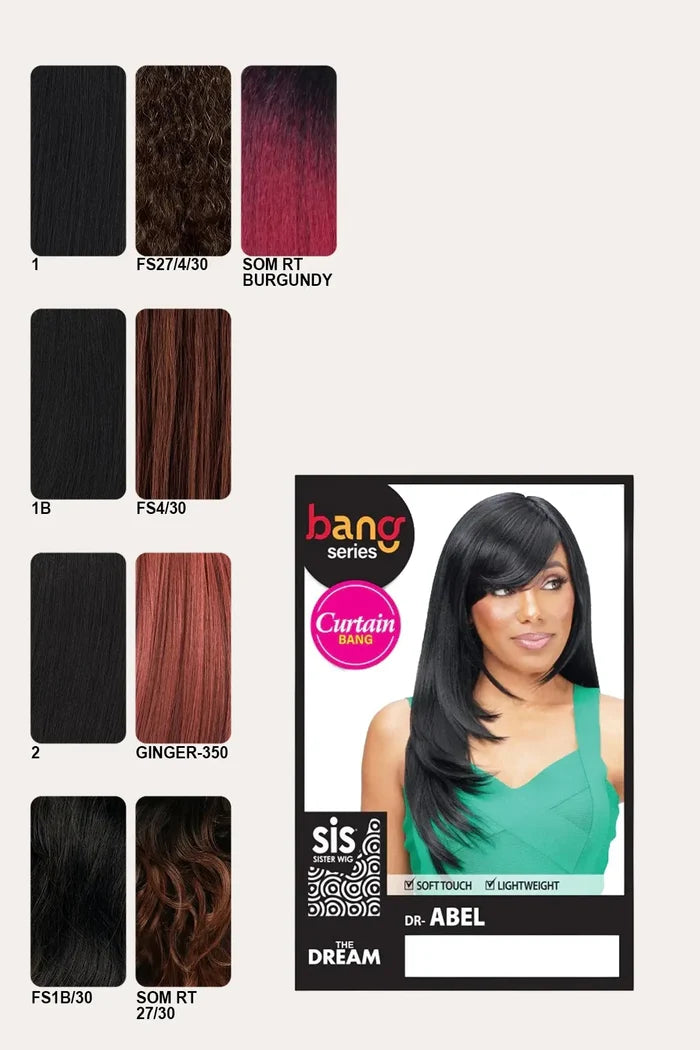 ZURY THE DREAM CURTAIN BANG FULL CAP WIG -  ABEL ZURY